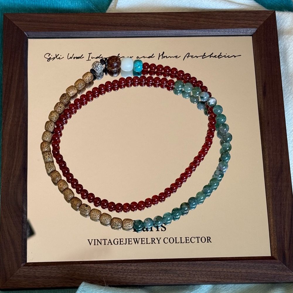 Stackable Multi-Wrap Natural Stone Seeds Beaded B… - image 4